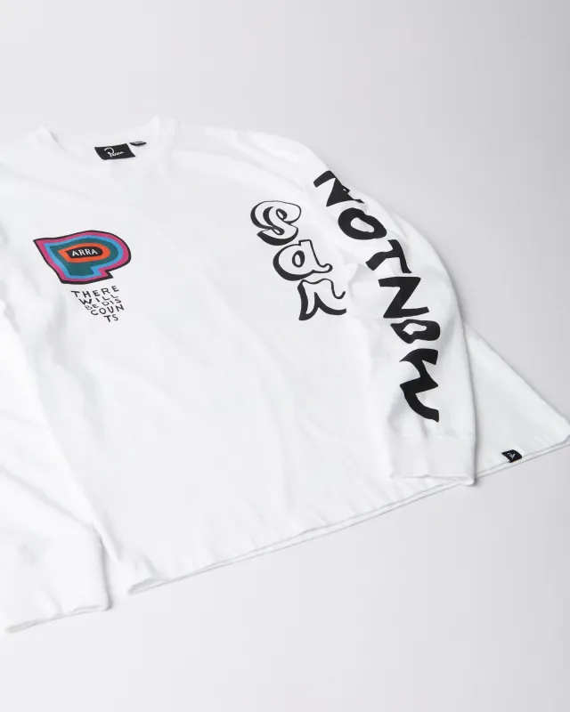 There will be not long sleeve t-shirt made by by Parra