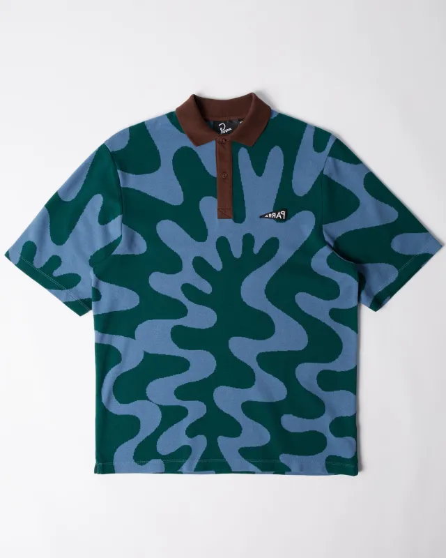 Splashed polo shirt made by by Parra