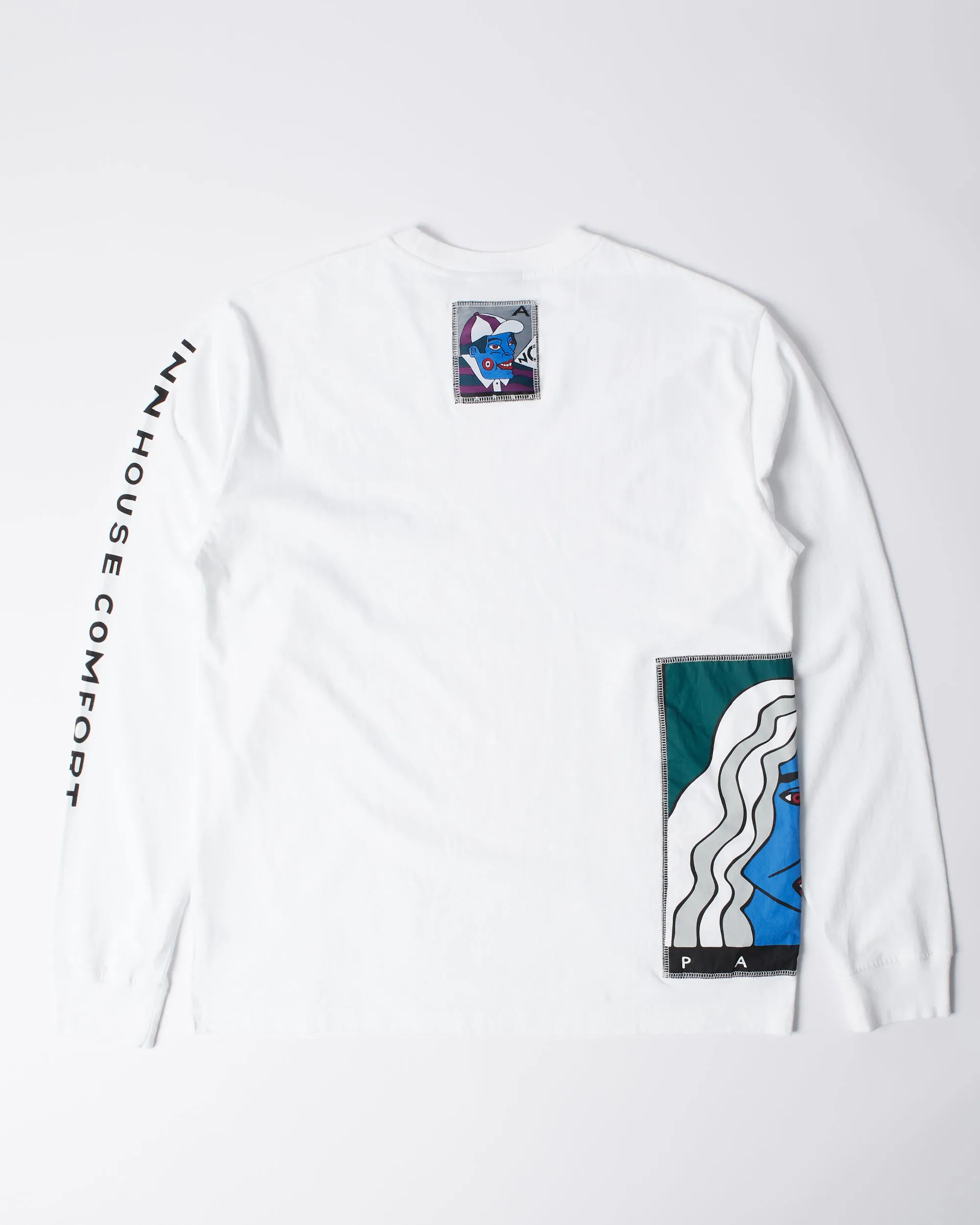 Your face long sleeve t-shirt sold by by Parra product image thumbnail 2