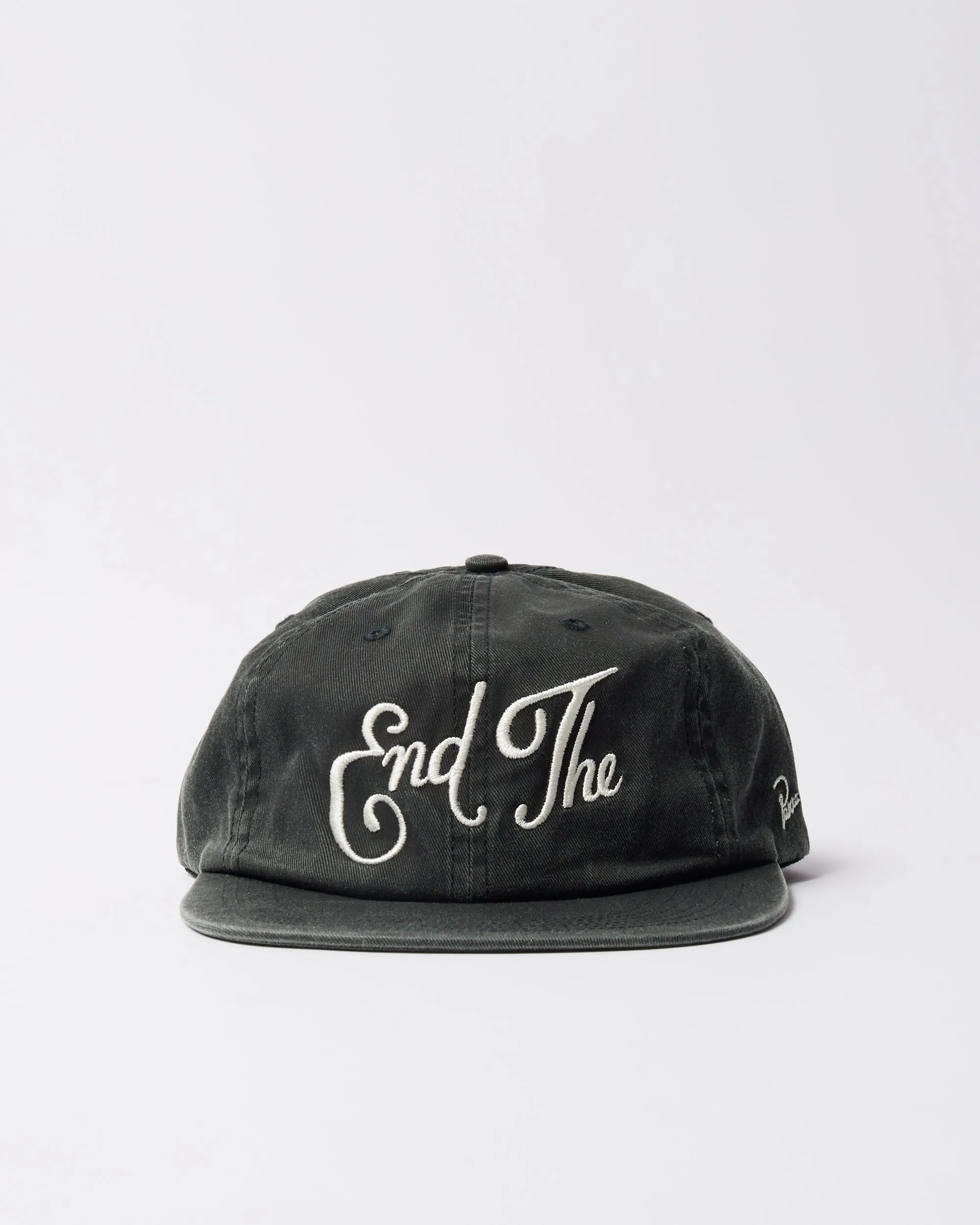 End the 6 panel hat sold by by Parra