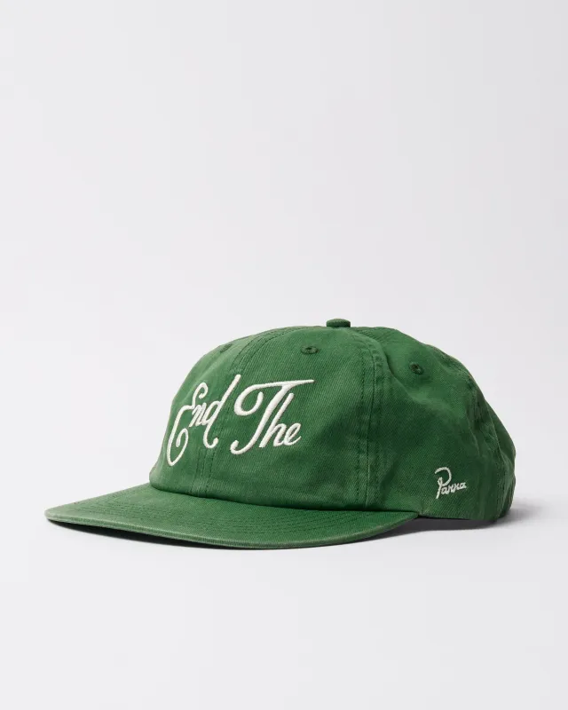 End the 6 panel hat made by by Parra