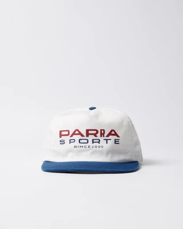 Sporte 5 panel hat made by by Parra