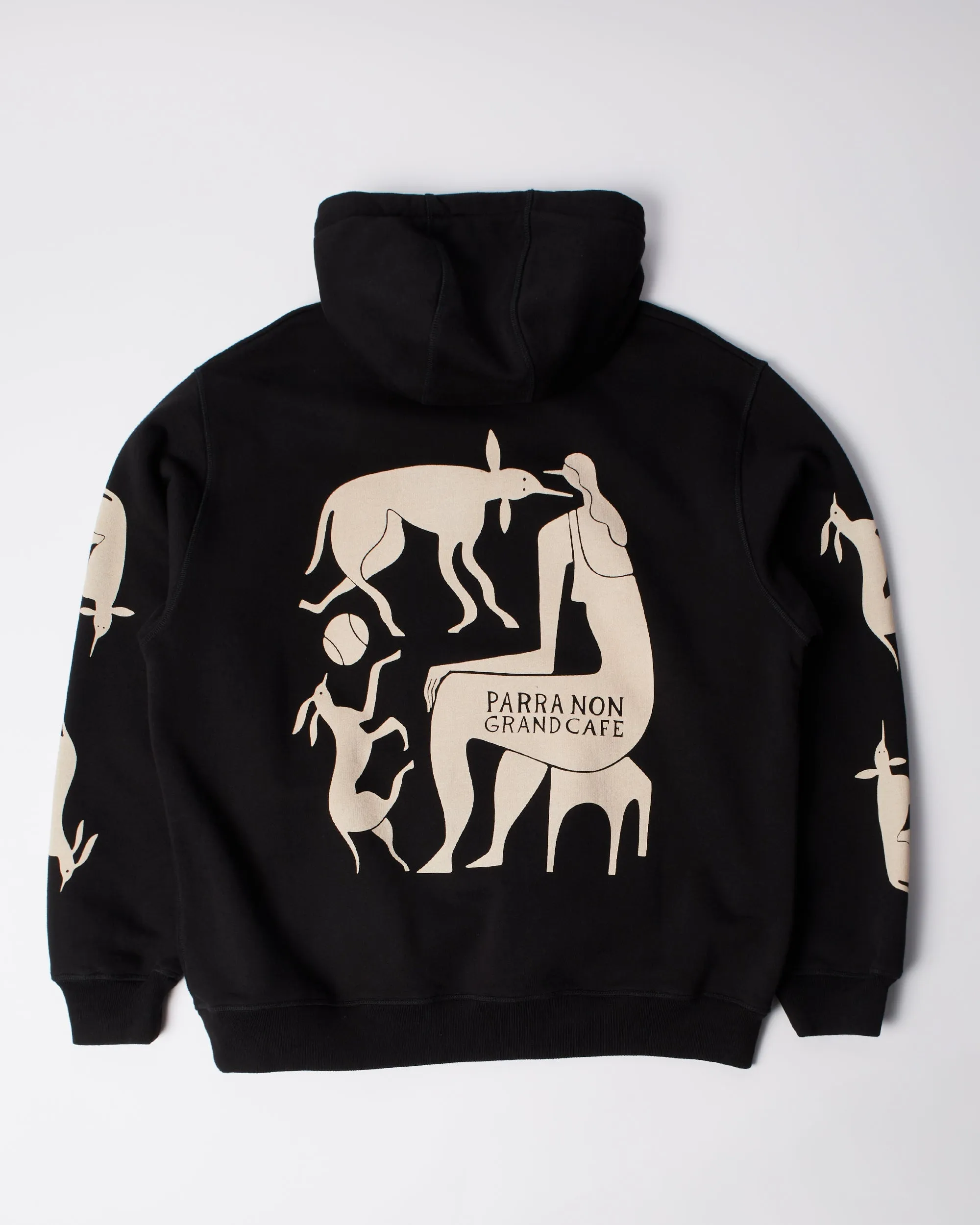 Non grand cafe hooded sweatshirt sold by by Parra product image thumbnail 3