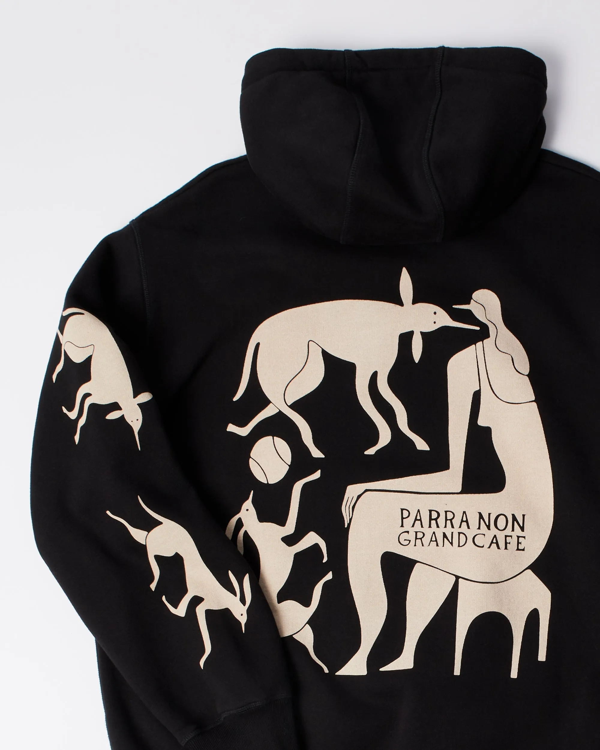 Non grand cafe hooded sweatshirt sold by by Parra product image thumbnail 4
