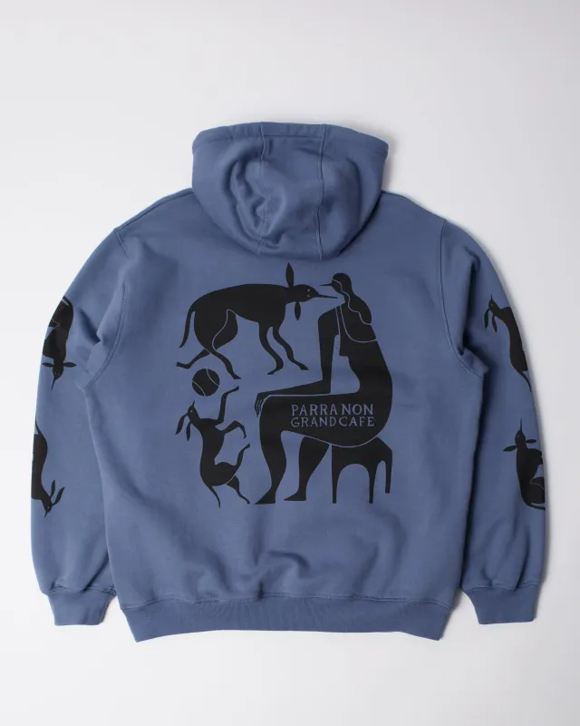 Non grand cafe hooded sweatshirt made by by Parra