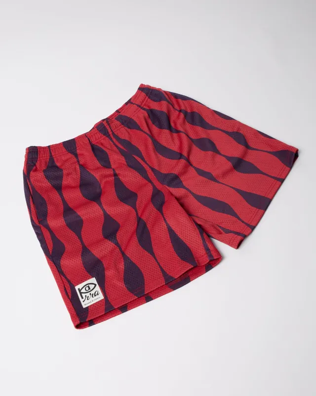 Waved mesh shorts made by by Parra