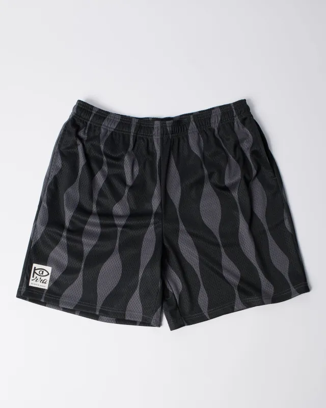 Waved mesh shorts made by by Parra