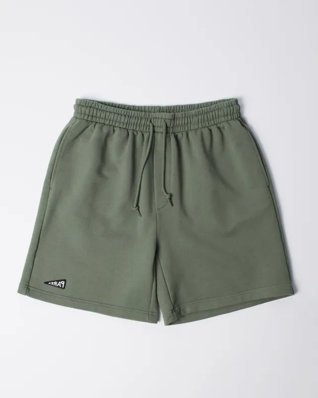 Flag logo sweatshorts made by by Parra