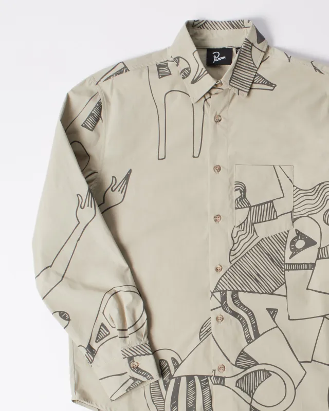 Pen drawings shirt made by by Parra