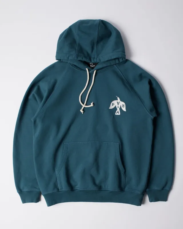 Crow logo hooded sweatshirt made by by Parra