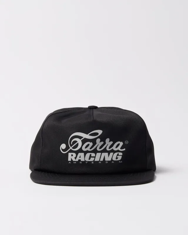Racing 5 panel hat made by by Parra