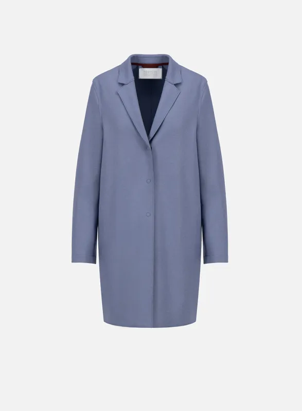 Cocoon coat wool & cashmere blend sold by Harris Wharf London