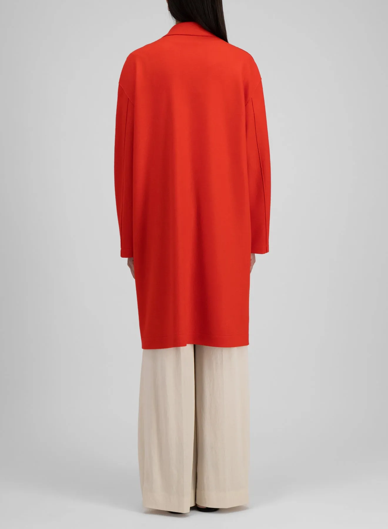 Oversized coat in cashmere blend sold by Harris Wharf London product image thumbnail 4
