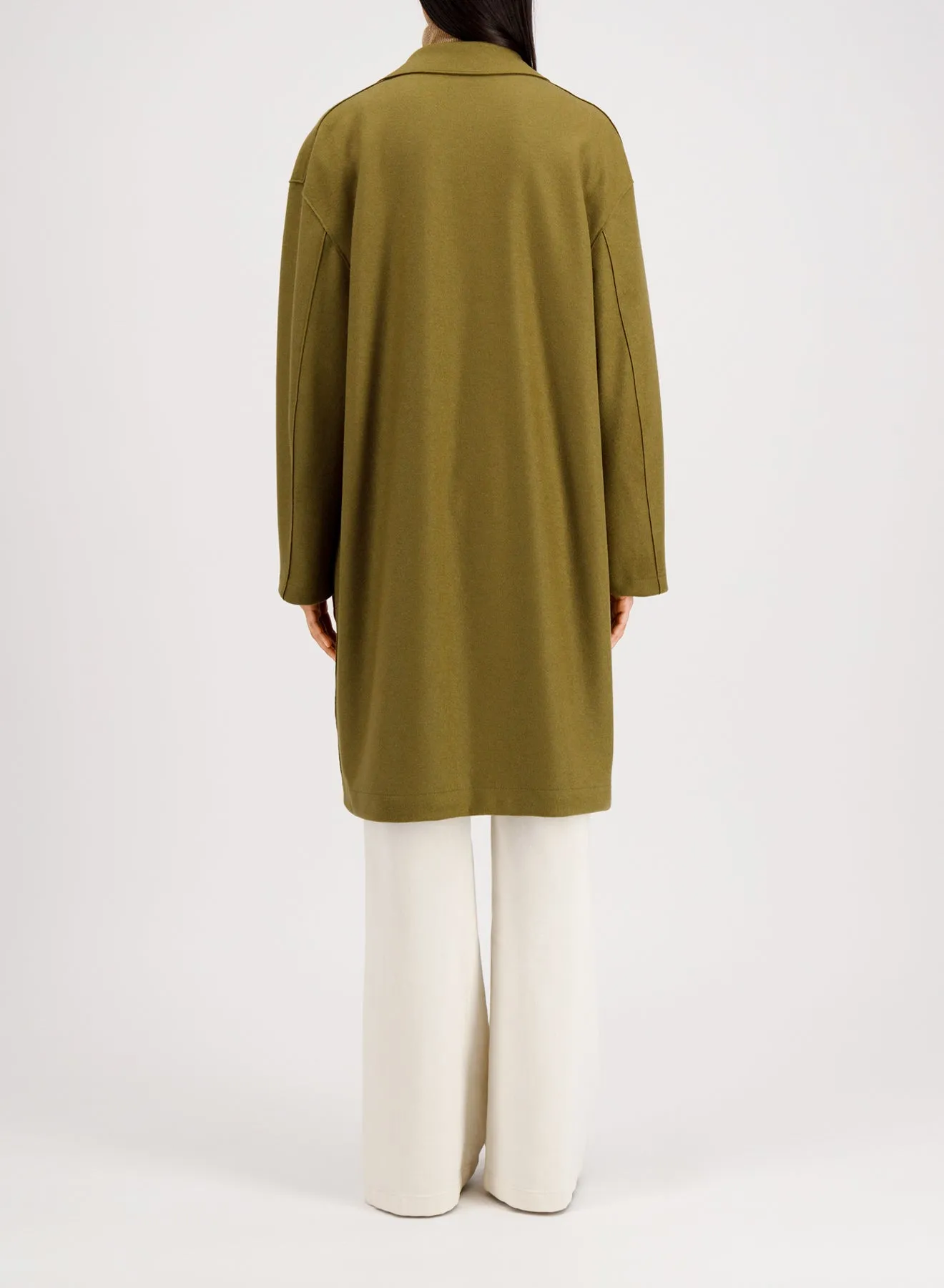 Oversized coat cashmere blend sold by Harris Wharf London product image thumbnail 4
