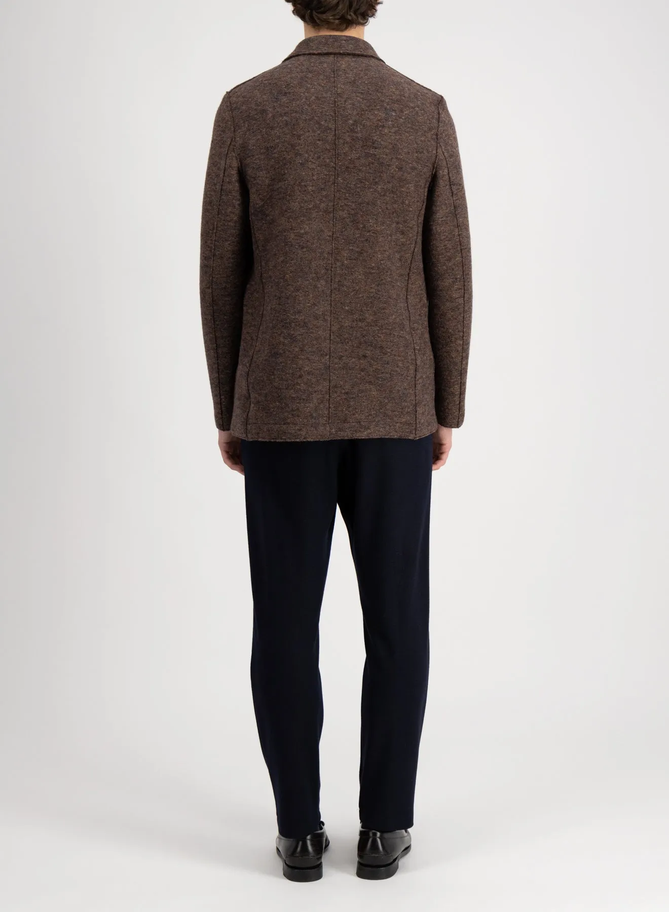 Travel blazer boiled wool sold by Harris Wharf London product image thumbnail 4