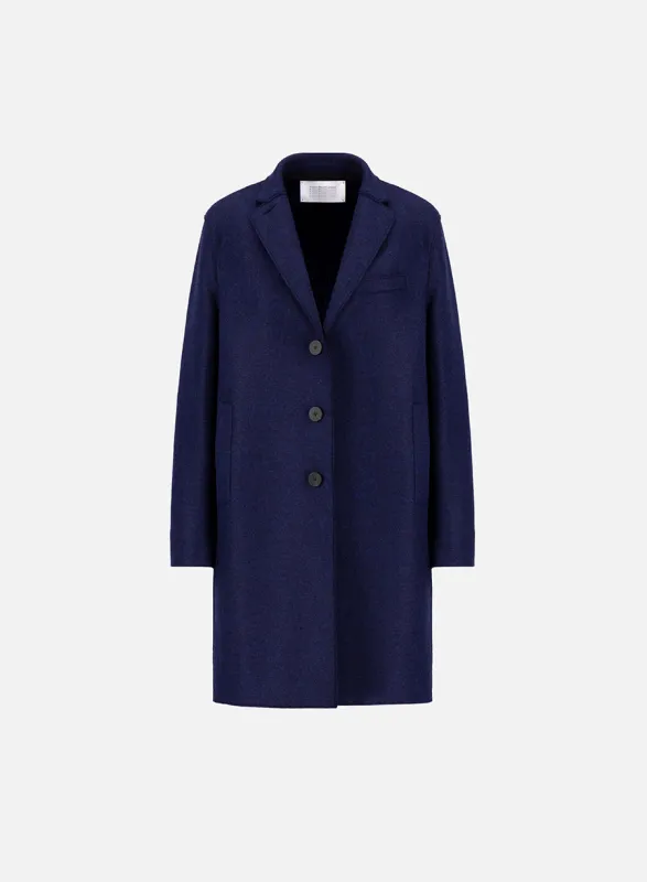 Topcoat pressed wool sold by Harris Wharf London