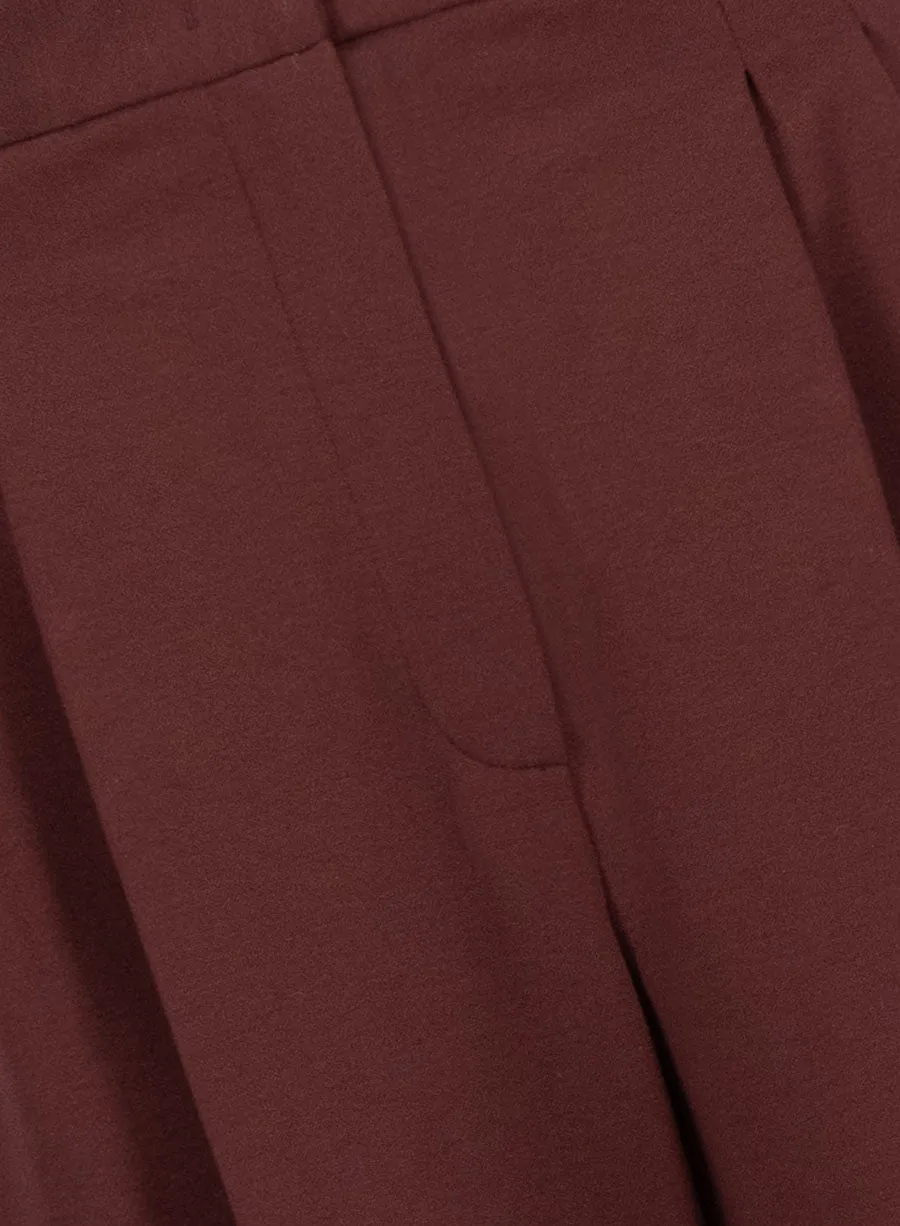 Double pleats trousers viscose flannel sold by Harris Wharf London product image thumbnail 5