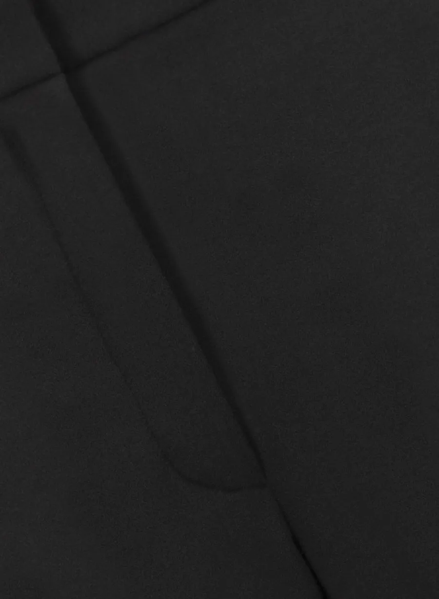 Flared fitted trousers viscose flannel sold by Harris Wharf London product image thumbnail 5