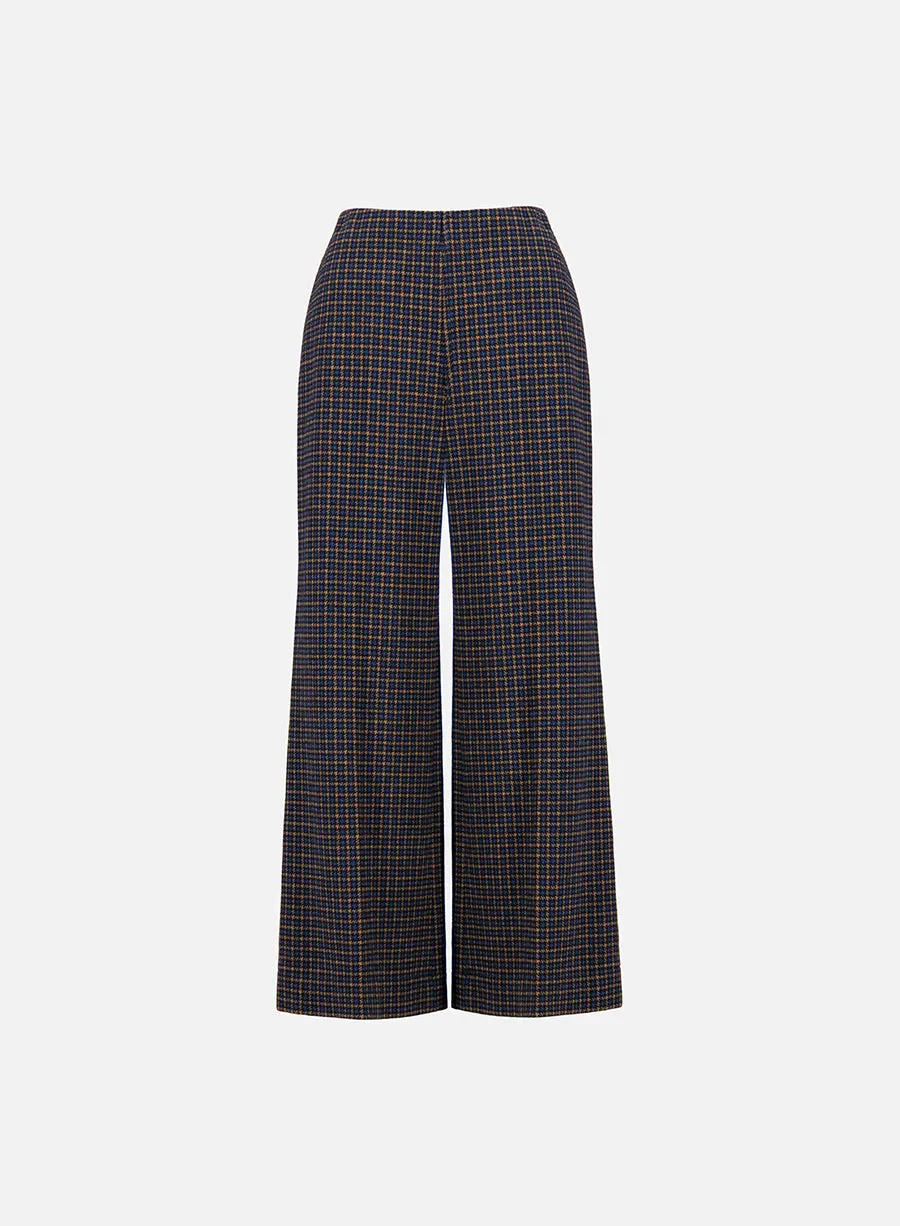 Flared trousers tattersall sold by Harris Wharf London