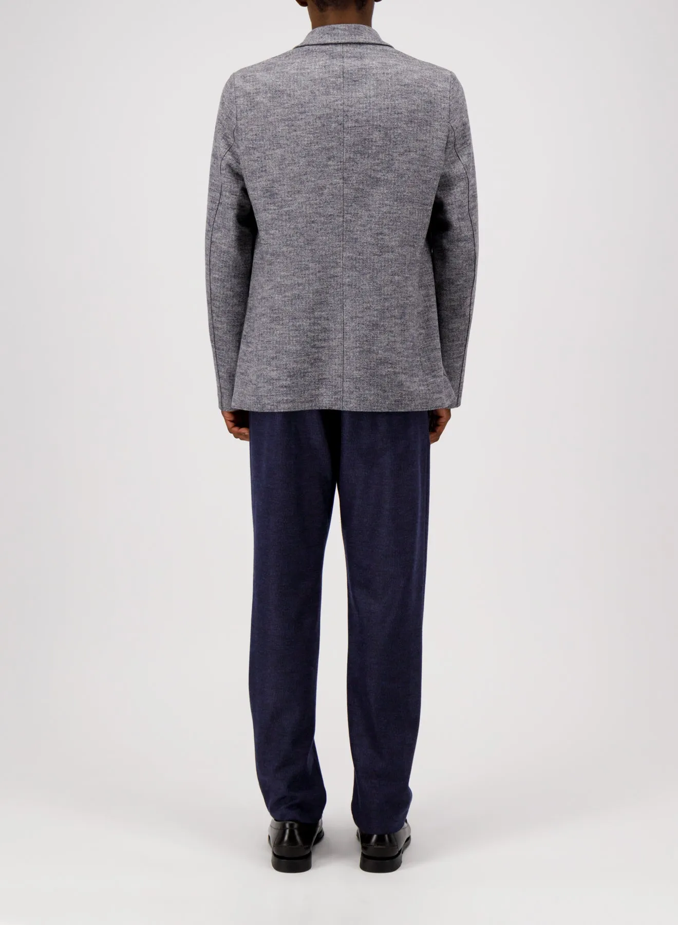 Blazer micro herringbone sold by Harris Wharf London product image thumbnail 4