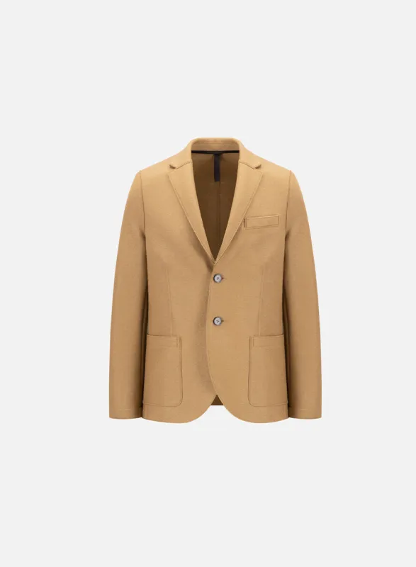 Blazer light in pressed wool made by Harris Wharf London