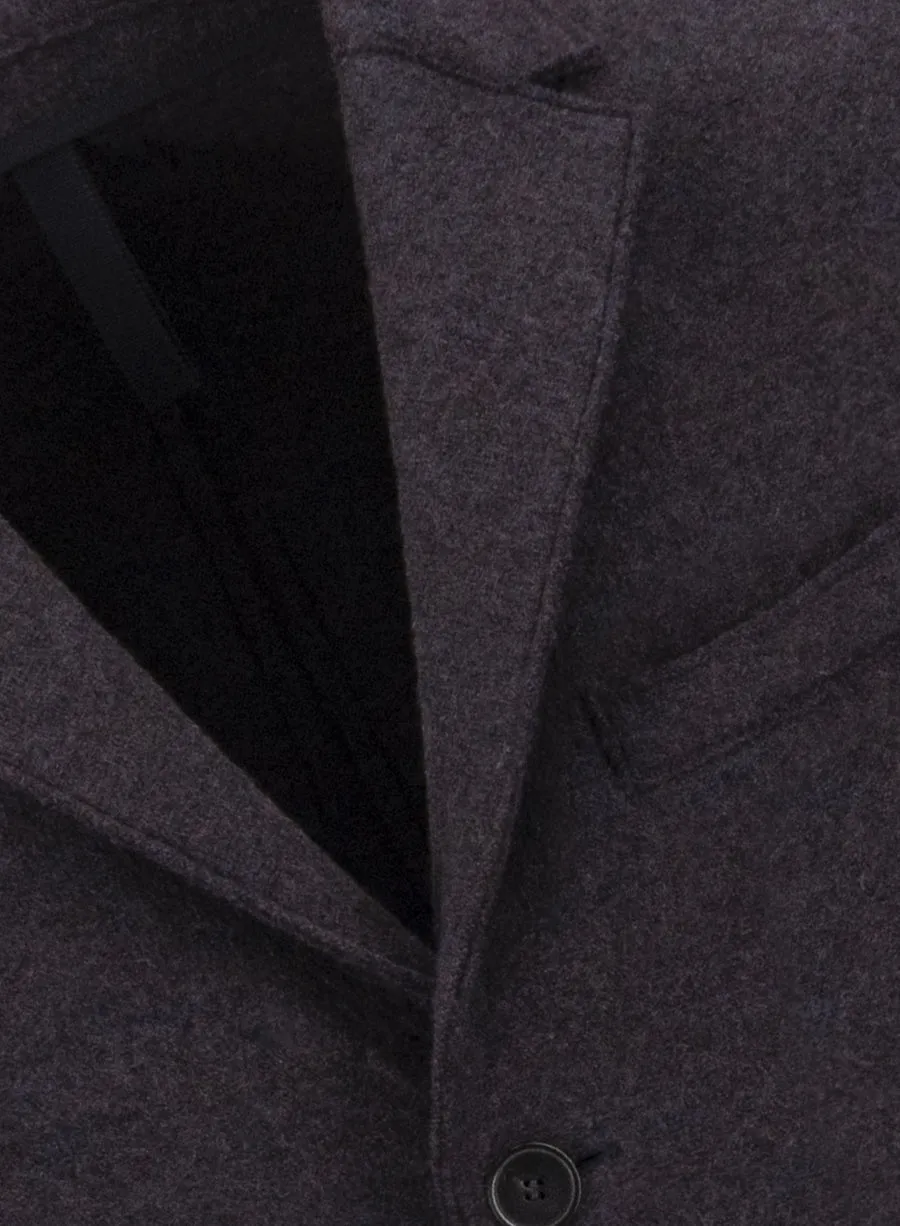 Boxy coat boiled wool sold by Harris Wharf London product image thumbnail 5