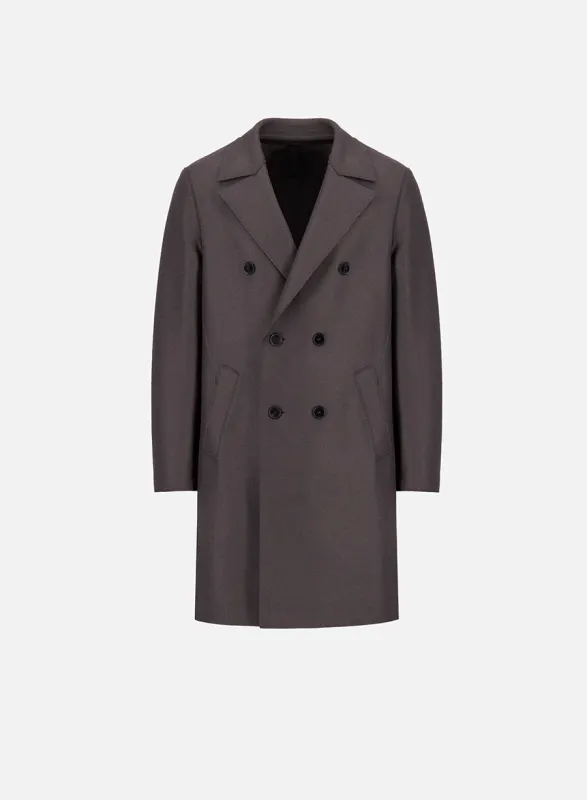 Oversized coat pressed wool made by Harris Wharf London