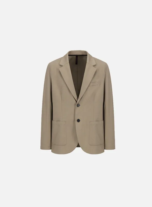 travel blazer cotton jersey sold by Harris Wharf London