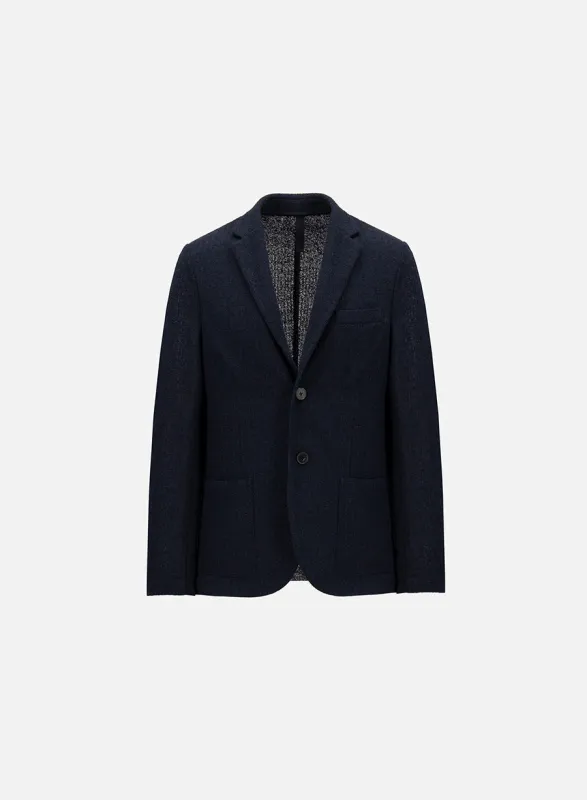 Blazer bicolour frisé made by Harris Wharf London