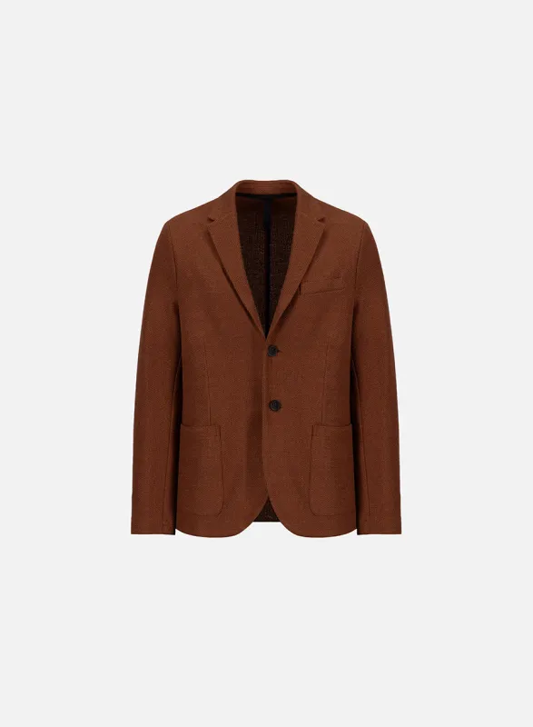 Blazer linen honeycomb made by Harris Wharf London