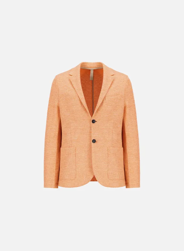 Blazer linen honeycomb made by Harris Wharf London