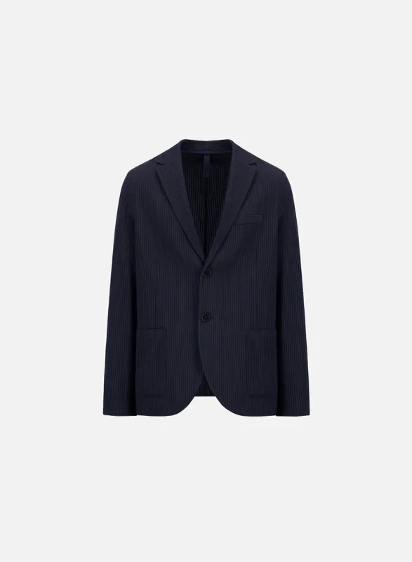 2b. blazer coolmax seersucker made by Harris Wharf London