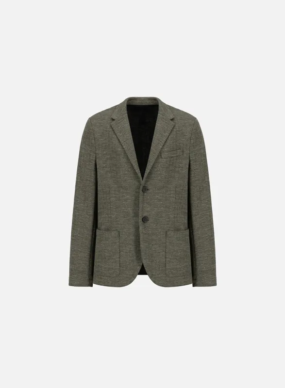 2b. blazer herringbone crafted with Loro Piana fabric sold by Harris Wharf London