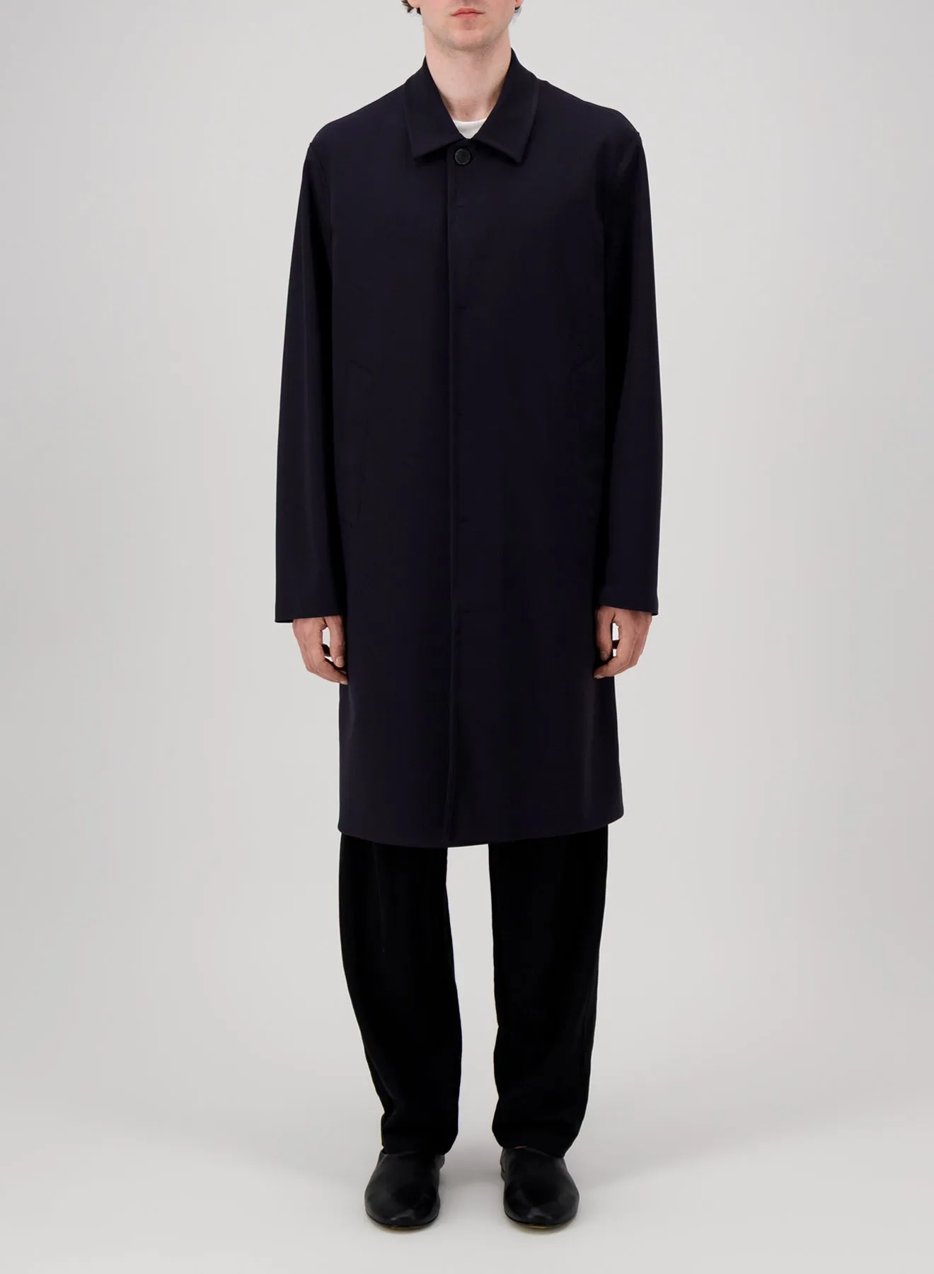 mac coat scuba sold by Harris Wharf London