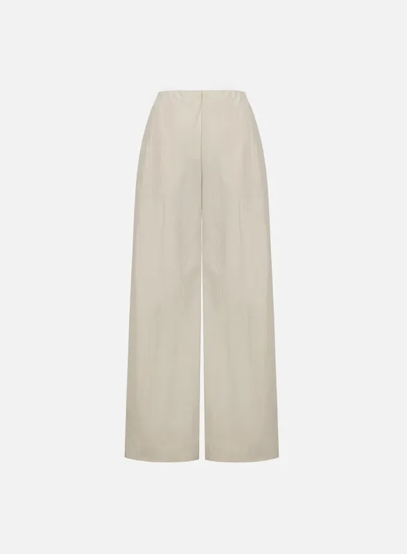 flared trousers rayon sold by Harris Wharf London
