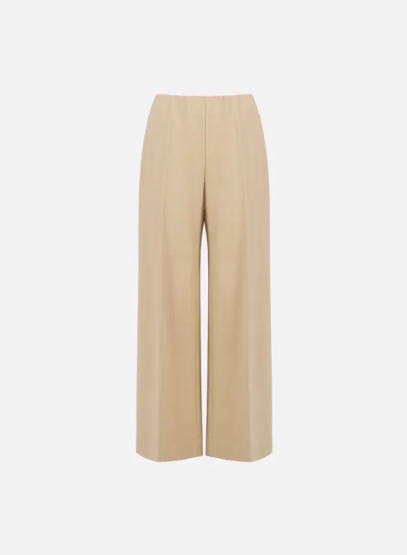 Flared trousers techno viscose sold by Harris Wharf London