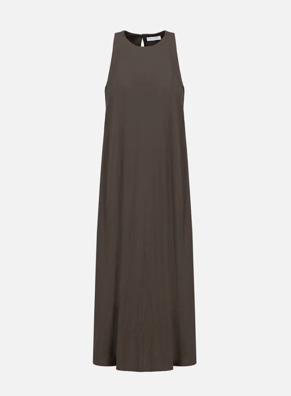 halter neck dress rayon sold by Harris Wharf London