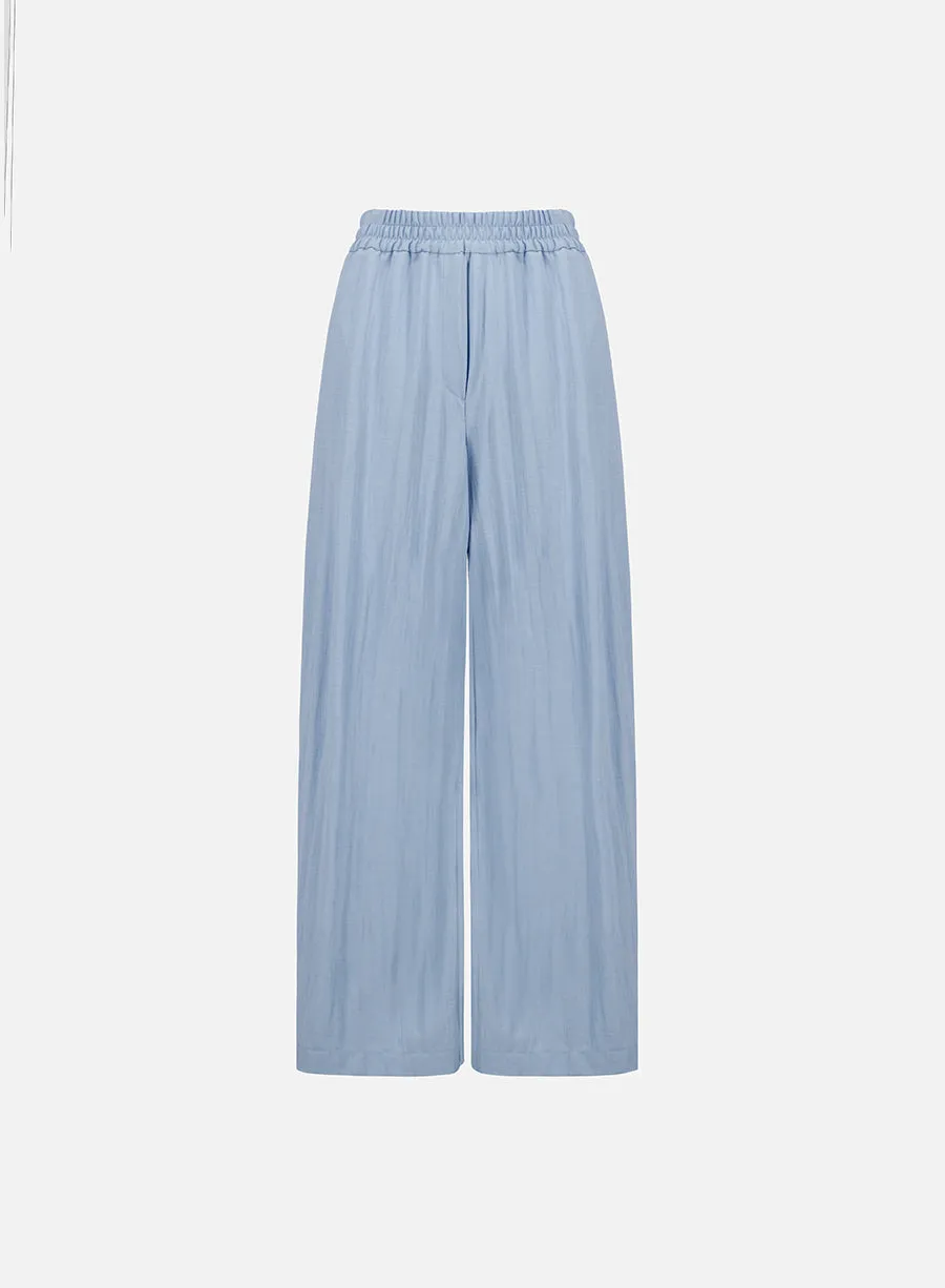 Palazzo jogging trousers rayon sold by Harris Wharf London