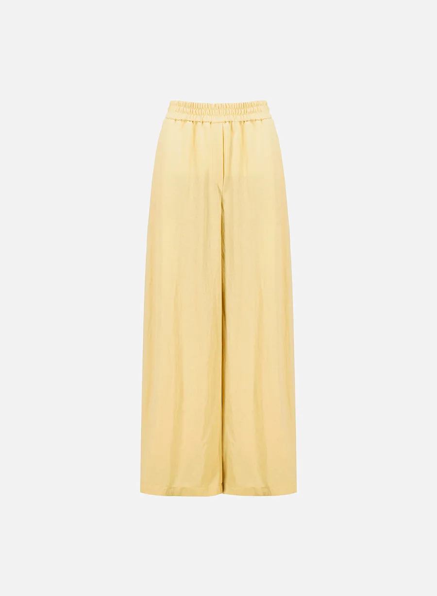 Palazzo jogging trousers rayon sold by Harris Wharf London