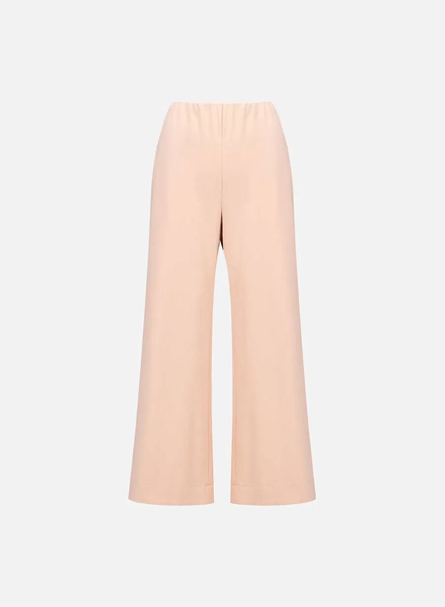 Flared trousers techno viscose sold by Harris Wharf London