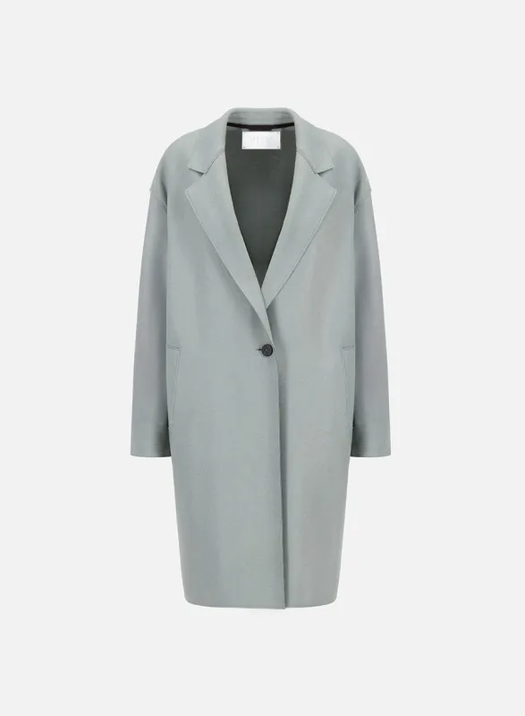 Oversized coat cashmere blend sold by Harris Wharf London