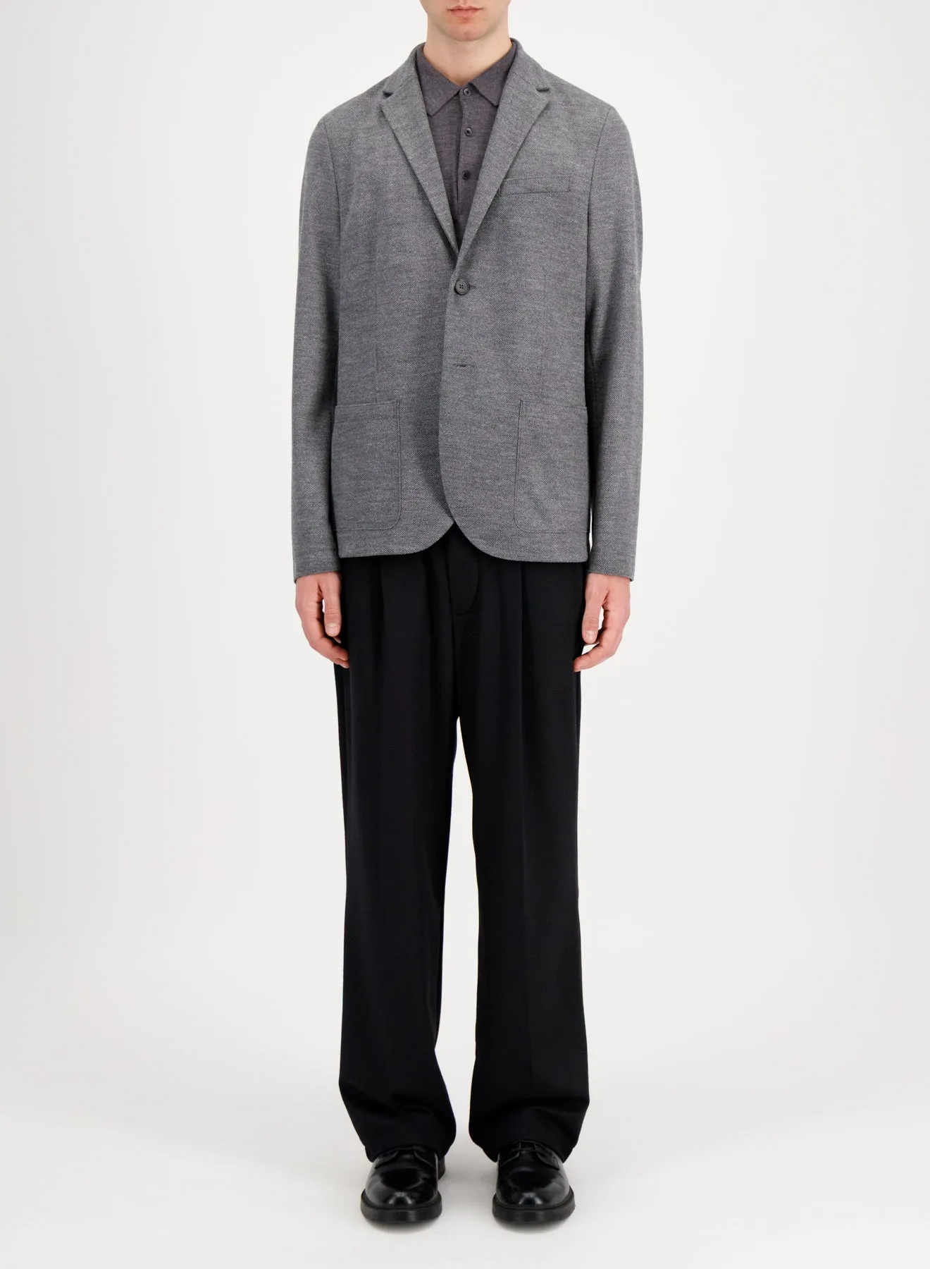 Blazer Vitale Barberis in pindot sold by Harris Wharf London product image thumbnail 3