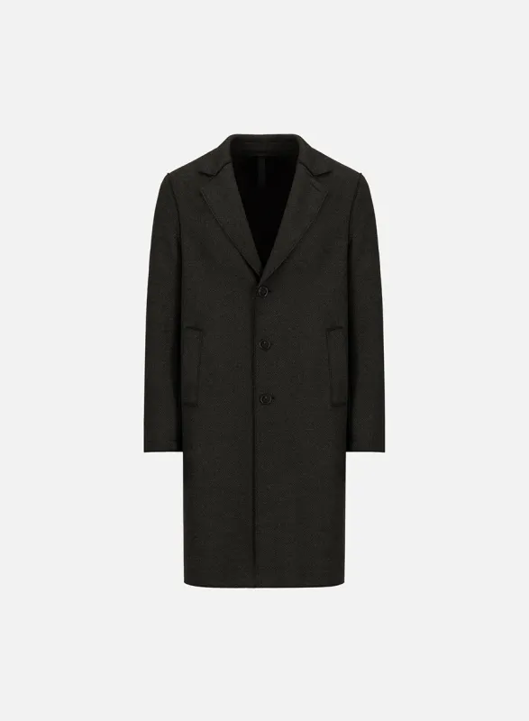 Overcoat jacquard made by Harris Wharf London