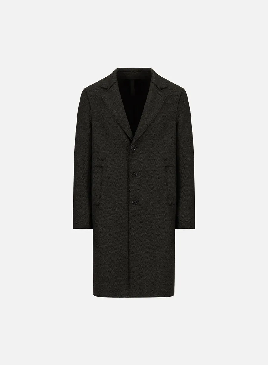 Overcoat jacquard sold by Harris Wharf London