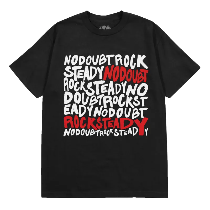 Rock Steady Tee - Black made by No Doubt