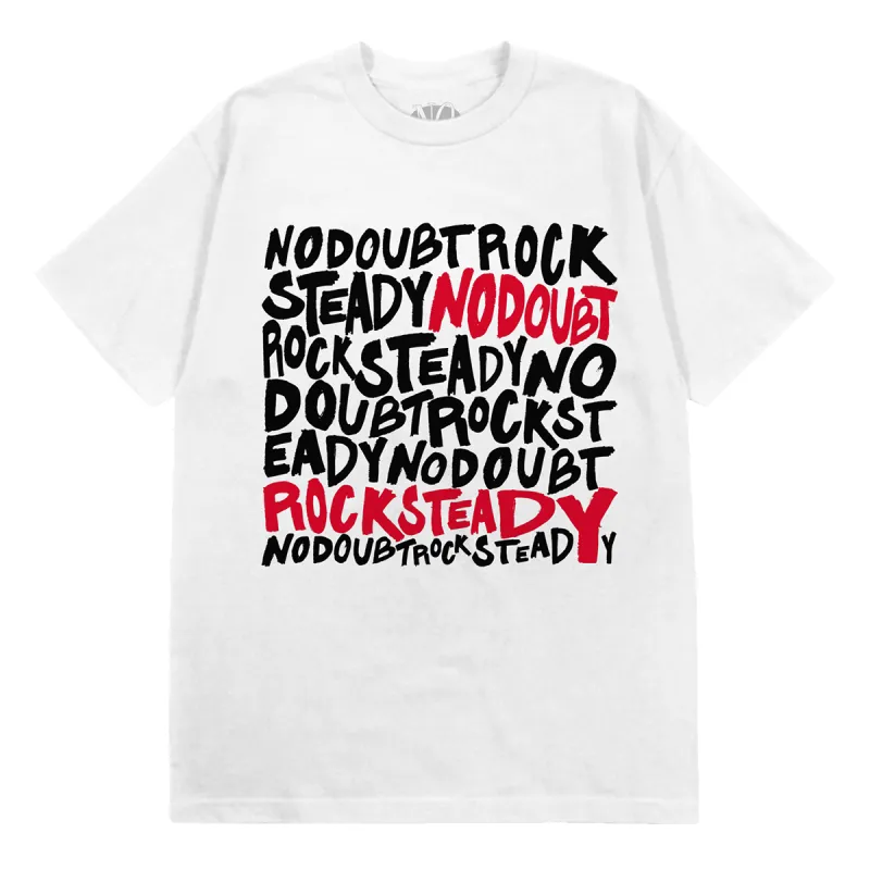 Rock Steady Tee - White made by No Doubt