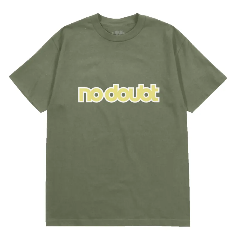 No Doubt Logo Olive T-Shirt made by No Doubt