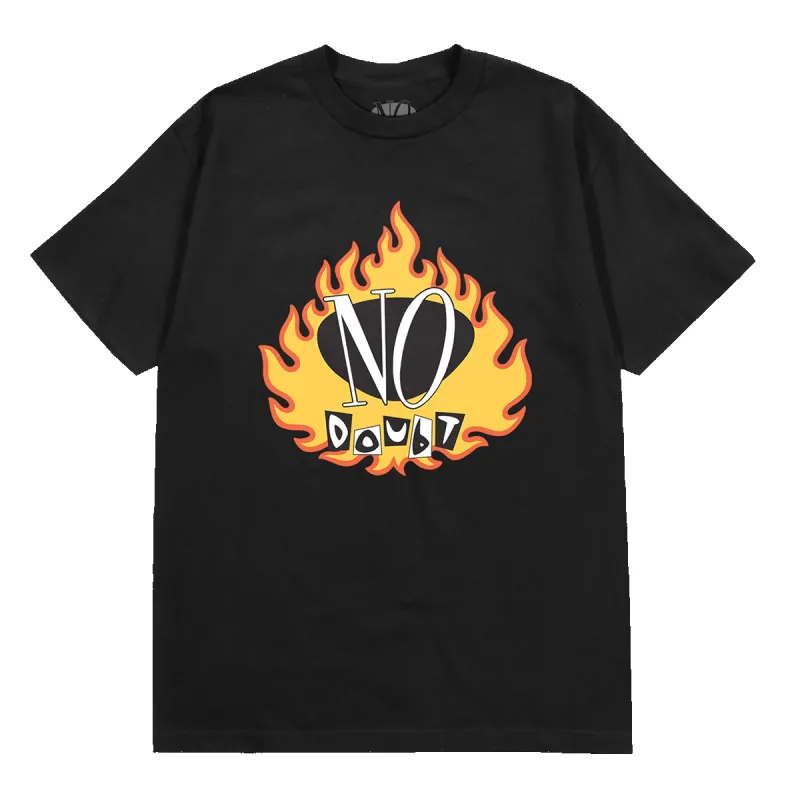 No Doubt Vintage Flame Black T-Shirt made by No Doubt