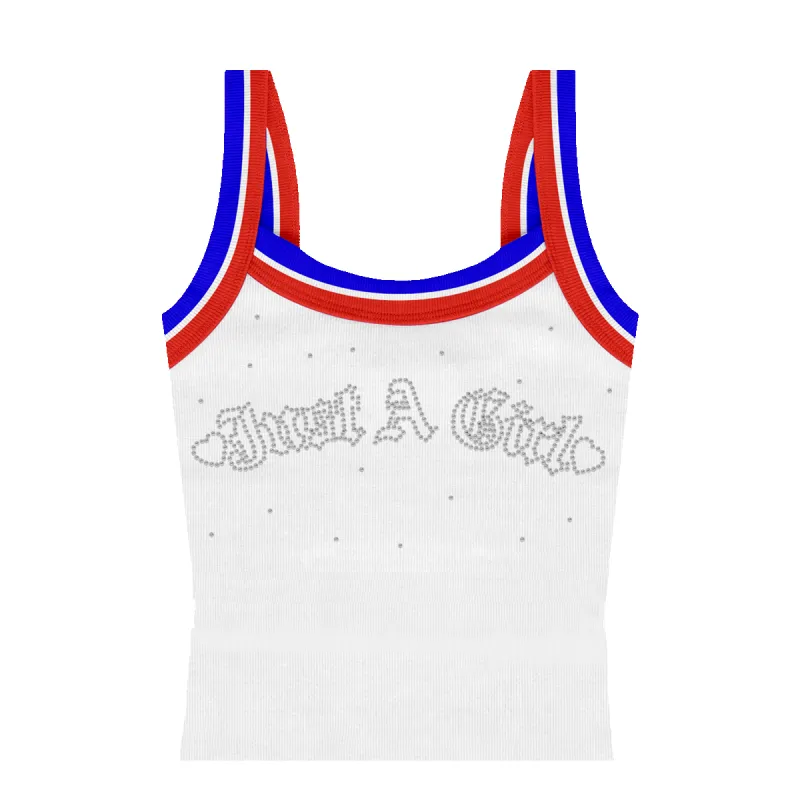 Just A Girl Rhinestone Tank made by No Doubt