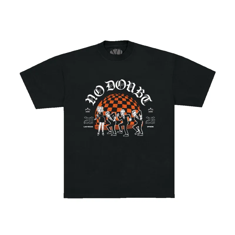 No Doubt Sphere Residency 2026 Cartoon Tee - Black made by No Doubt